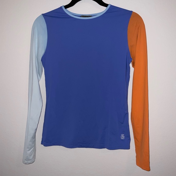 Tommy Bahama Long Sleeve Color Block Swim Shirt size XS - Picture 1 of 4